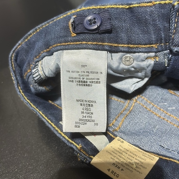 Levi’s 510 Skinny, 4-way stretch, adjustable waistband, dark blue - Picture 5 of 6